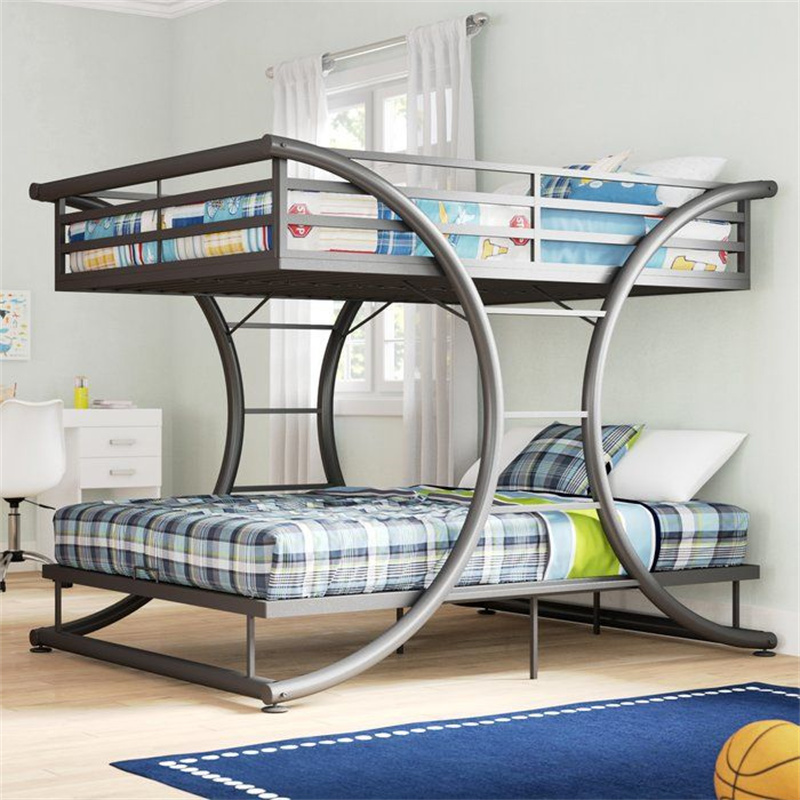 Hot Selling Metal Iron Bunk Beds Bunk Frame Bunk Bed With Double Bed for Adult