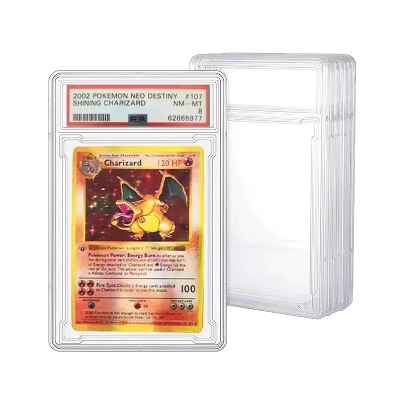 Card Holders Level Up Your Slab Display: Introducing Our Vibrant, Protective Card Frame Sleeves!